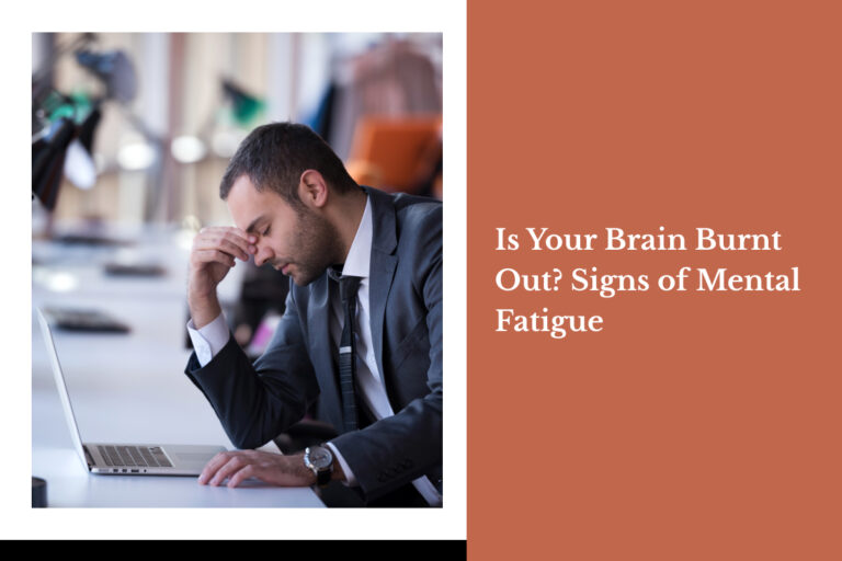 A man in a business suit sits tired in front of a laptop. Form Medical Aesthetics is ready to help you through the tough times and mental fatigue.